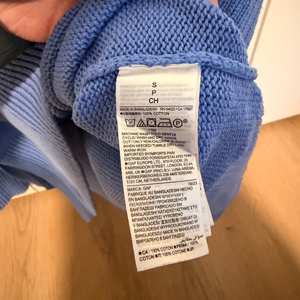 Gap 100% Cotton Split Hem Sweater - image 4